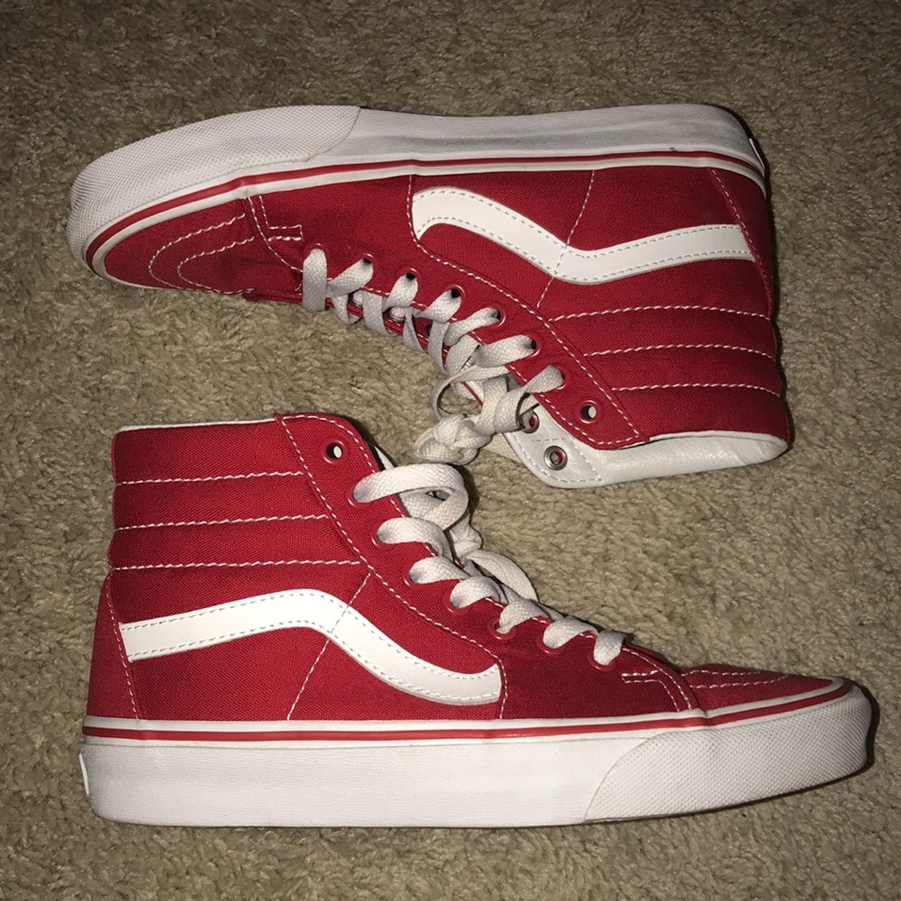 Vans Sk8-Hi Red kids 5.5 = to women’s 7